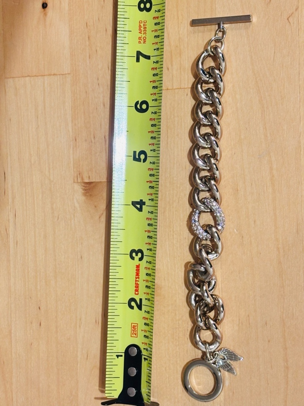 Y2K Victoria Angel Wing Charm Bracelet